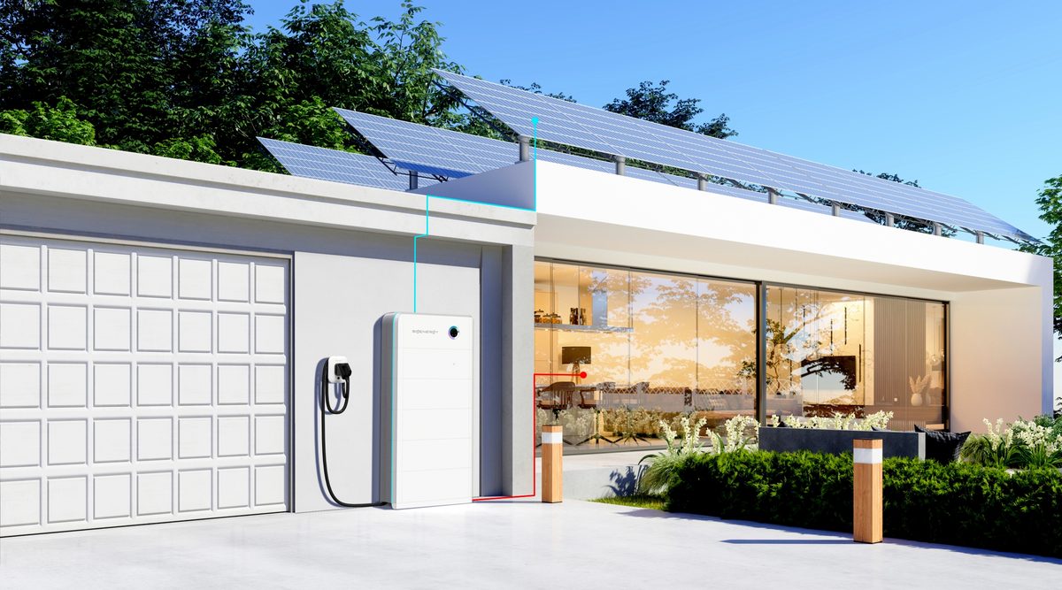 Solceller på villa med Sigenergy